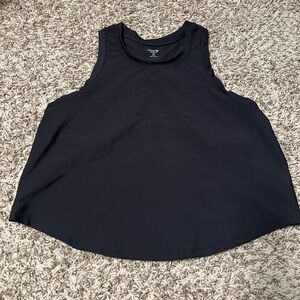 Old Navy Black Powersoft Crop Tank Top
